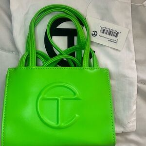 Lime green small telfar